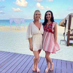 Free People Floral Mini Dress